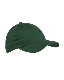 Big Accessories Brushed Cotton Twill Cap BX001 | Forest - Front