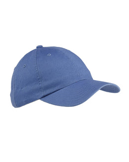 Big Accessories Brushed Cotton Twill Cap BX001 | Ice Blue - Front