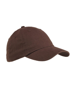 Big Accessories Brushed Cotton Twill Cap BX001 | Coffee - Front