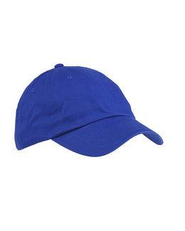 Big Accessories Brushed Cotton Twill Cap BX001 | Royal - Front