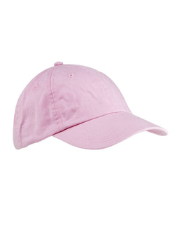 Big Accessories Enzyme Washed Low Profile Cap BX005 | Light Pink - Front