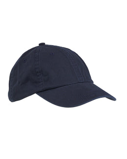 Big Accessories Enzyme Washed Low Profile Cap BX005 | Navy - Front