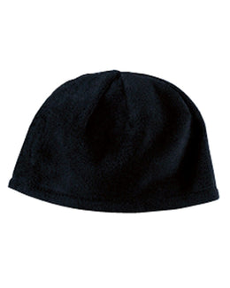Big Accessories Knit Fleece Cap BX013 | Black - Front