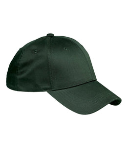Big Accessories 6-Panel Structured Twill Cap BX020 | Hunter - Front
