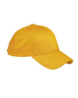 Big Accessories 6-Panel Structured Twill Cap BX020 | Athletic Gold - Front