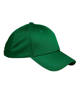 Big Accessories 6-Panel Structured Twill Cap BX020 | Kelly Green - Front