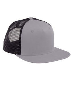 Big Accessories Surfer Trucker Cap BX025 | Grey/ Black - Front