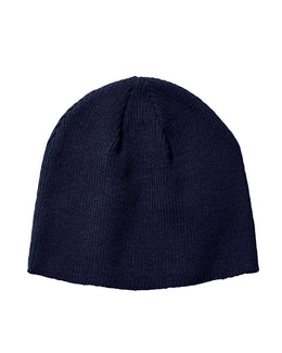Big Accessories Knit Value Beanie BX026 | Navy - Front