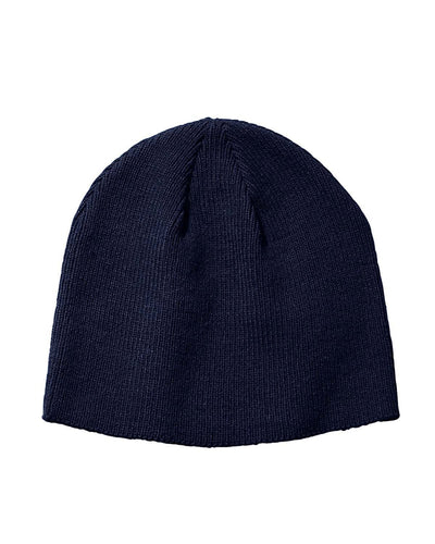 Big Accessories Knit Value Beanie BX026 | Navy - Front
