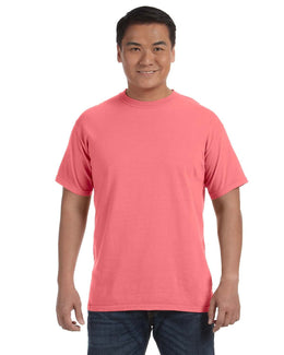 Comfort Colors Ringspun Garment-Dyed T-Shirt C1717 | Neon Red Orange - Front