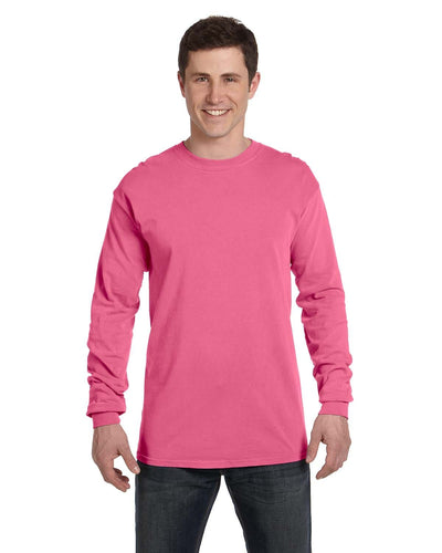 Comfort Colors Garment-Dyed Long Sleeve T-Shirt C6014 | Crunchberry - Front