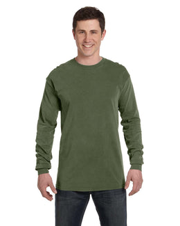 Comfort Colors Garment-Dyed Long Sleeve T-Shirt C6014 | Hemp - Front