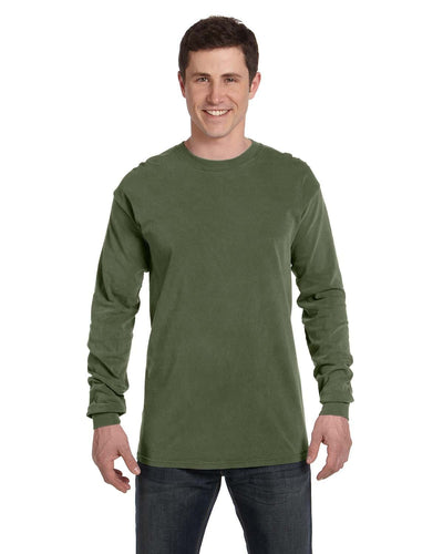 Comfort Colors Garment-Dyed Long Sleeve T-Shirt C6014 | Hemp - Front
