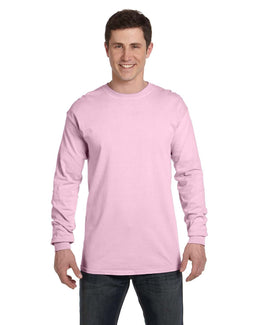 Comfort Colors Garment-Dyed Long Sleeve T-Shirt C6014 | Blossom - Front