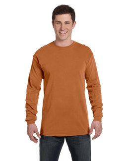 Comfort Colors Garment-Dyed Long Sleeve T-Shirt C6014 | Yam - Front