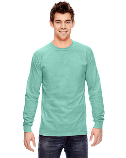 Comfort Colors Garment-Dyed Long Sleeve T-Shirt C6014 | Island Reef - Front
