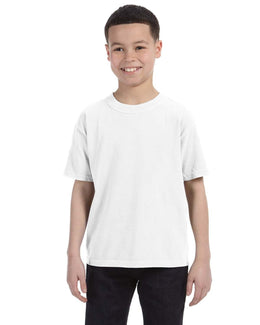 Comfort Colors Youth Garment-Dyed T-Shirt C9018 | White - Front