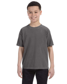Comfort Colors Youth Garment-Dyed T-Shirt C9018 | Pepper - Front
