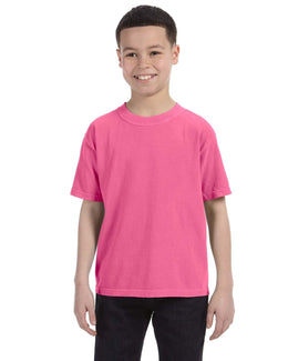 Comfort Colors Youth Garment-Dyed T-Shirt C9018 | Crunchberry - Front