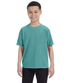Comfort Colors Youth Garment-Dyed T-Shirt C9018 | Seafoam - Front