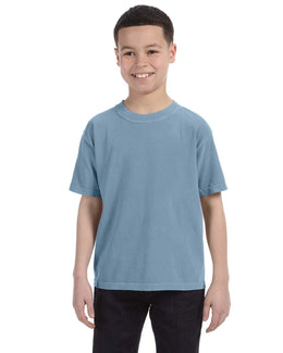 Comfort Colors Youth Garment-Dyed T-Shirt C9018 | Ice Blue - Front