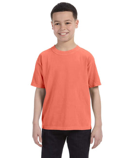 Comfort Colors Youth Garment-Dyed T-Shirt C9018 | Bright Salmon - Front