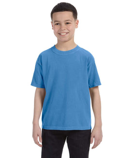 Comfort Colors Youth Garment-Dyed T-Shirt C9018 | Royal Caribe - Front