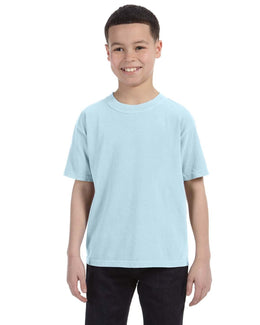 Comfort Colors Youth Garment-Dyed T-Shirt C9018 | Chambray - Front
