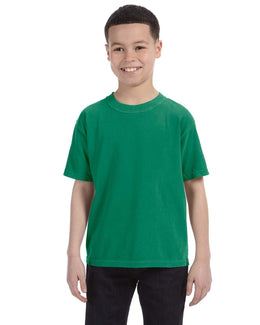 Comfort Colors Youth Garment-Dyed T-Shirt C9018 | Grass - Front