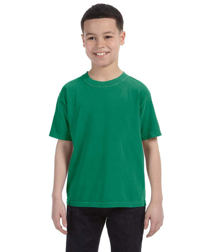 Comfort Colors Youth Garment-Dyed T-Shirt C9018 | Grass - Front