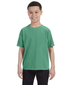 Comfort Colors Youth Garment-Dyed T-Shirt C9018 | Island Green - Front