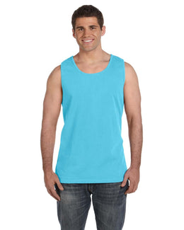 Comfort Colors Garment-Dyed Tank C9360 | Lagoon Blue - Front