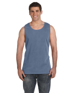 Comfort Colors Garment-Dyed Tank C9360 | Blue Jean - Front