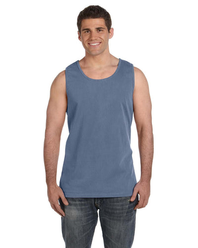 Comfort Colors Garment-Dyed Tank C9360 | Blue Jean - Front