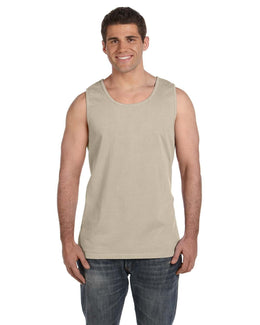 Comfort Colors Garment-Dyed Tank C9360 | Sandstone - Front