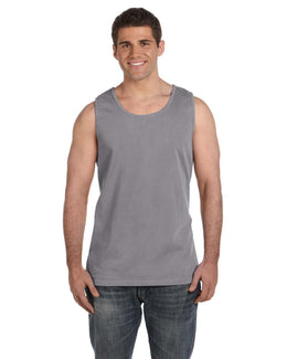 Comfort Colors Garment-Dyed Tank C9360 | Granite - Front
