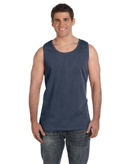 Comfort Colors Garment-Dyed Tank C9360 | Denim - Front