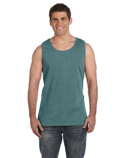 Comfort Colors Garment-Dyed Tank C9360 | Blue Spruce - Front