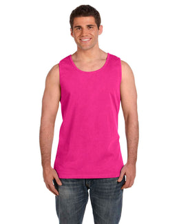 Comfort Colors Garment-Dyed Tank C9360 | Heliconia - Front
