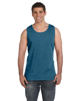 Comfort Colors Garment-Dyed Tank C9360 | Topaz Blue - Front