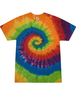 Tie-Dye 100% Cotton Tie Dye T-Shirt CD100 | Prism - Front