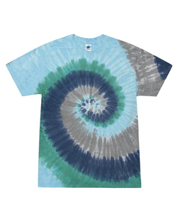 Tie-Dye 100% Cotton Tie Dye T-Shirt CD100 | Earth - Front