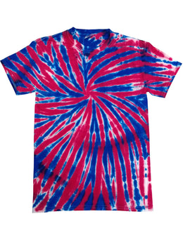Tie-Dye 100% Cotton Tie Dye T-Shirt CD100 | Union Jack - Front