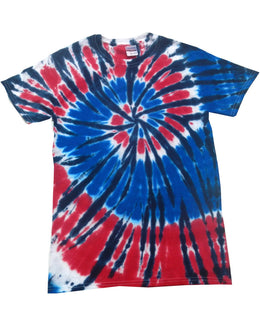 Tie-Dye 100% Cotton Tie Dye T-Shirt CD100 | Independence - Front