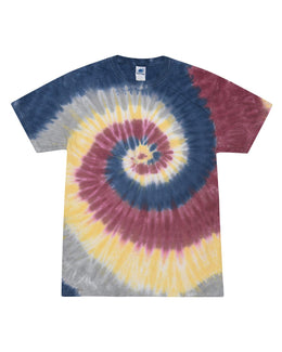 Tie-Dye 100% Cotton Tie Dye T-Shirt CD100 | Lotus - Front