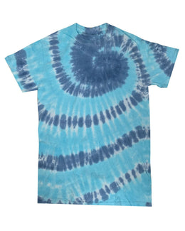 Tie-Dye 100% Cotton Tie Dye T-Shirt CD100 | Coral Reef - Front