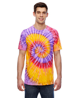 Tie-Dye 100% Cotton Tie Dye T-Shirt CD100 | Festival - Front