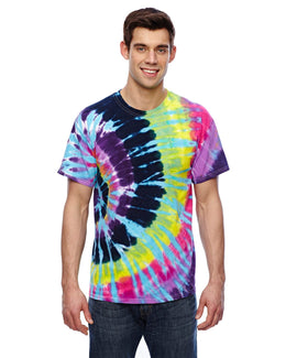Tie-Dye 100% Cotton Tie Dye T-Shirt CD100 | Flashback - Front