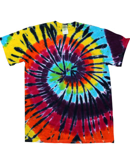Tie-Dye 100% Cotton Tie Dye T-Shirt CD100 | Lava Lamp - Front