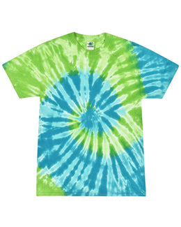 Tie-Dye 100% Cotton Tie Dye T-Shirt CD100 | St. Lucia - Front